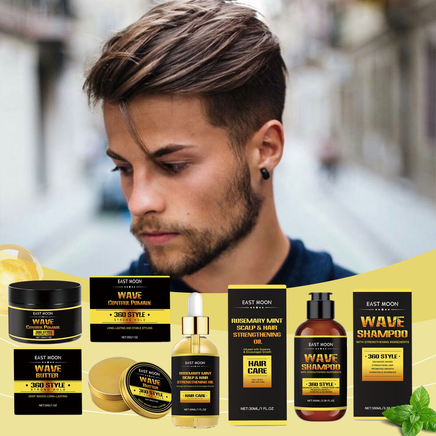 Haaröl für Männer – Wellen formen & pflegen