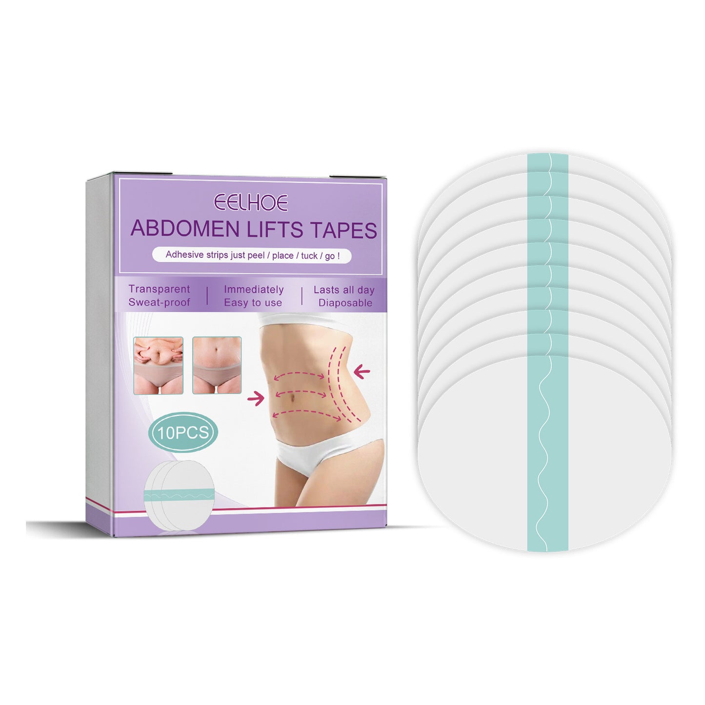 Bauch-Lifting Pads – Straffung & Anti-Falten