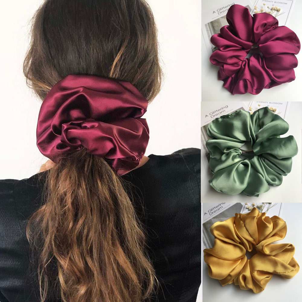 Oversize Satin Scrunchie