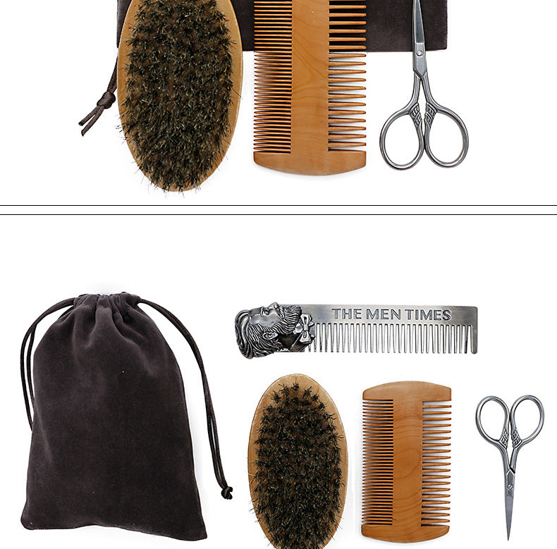 Bartpflege Set für Männer – Bartöl, Balm, Kamm & Styling für Bartwachstum und Pflege