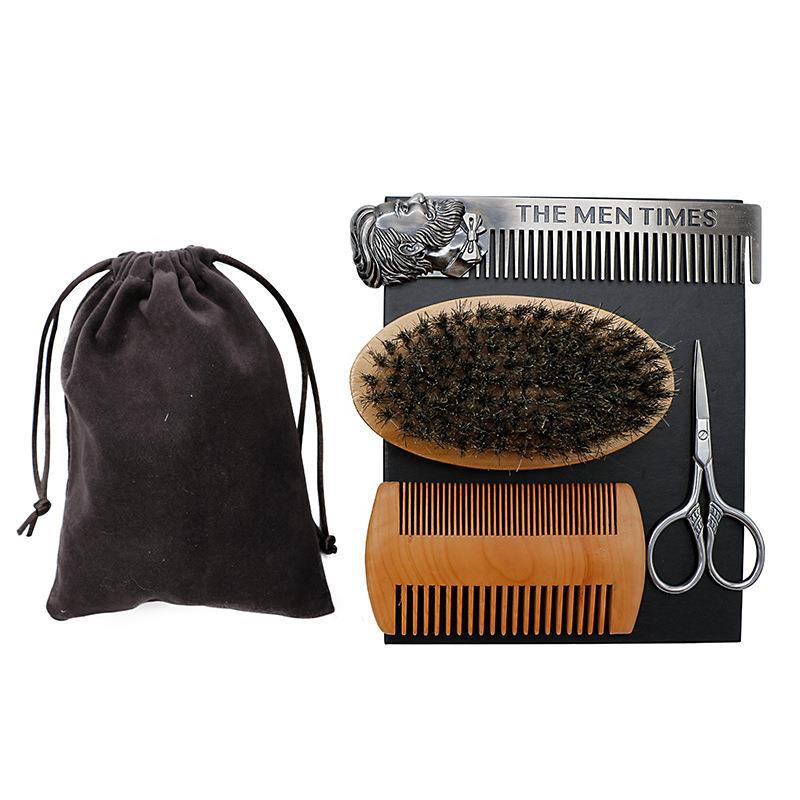 Bartpflege Set für Männer – Bartöl, Balm, Kamm & Styling für Bartwachstum und Pflege