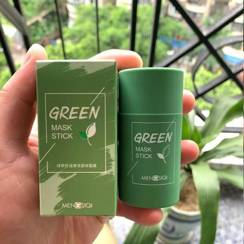Gesichtsmaske gegen Mitesser – Aubergine & Grüner Tee, kühlend & tiefenreinigend