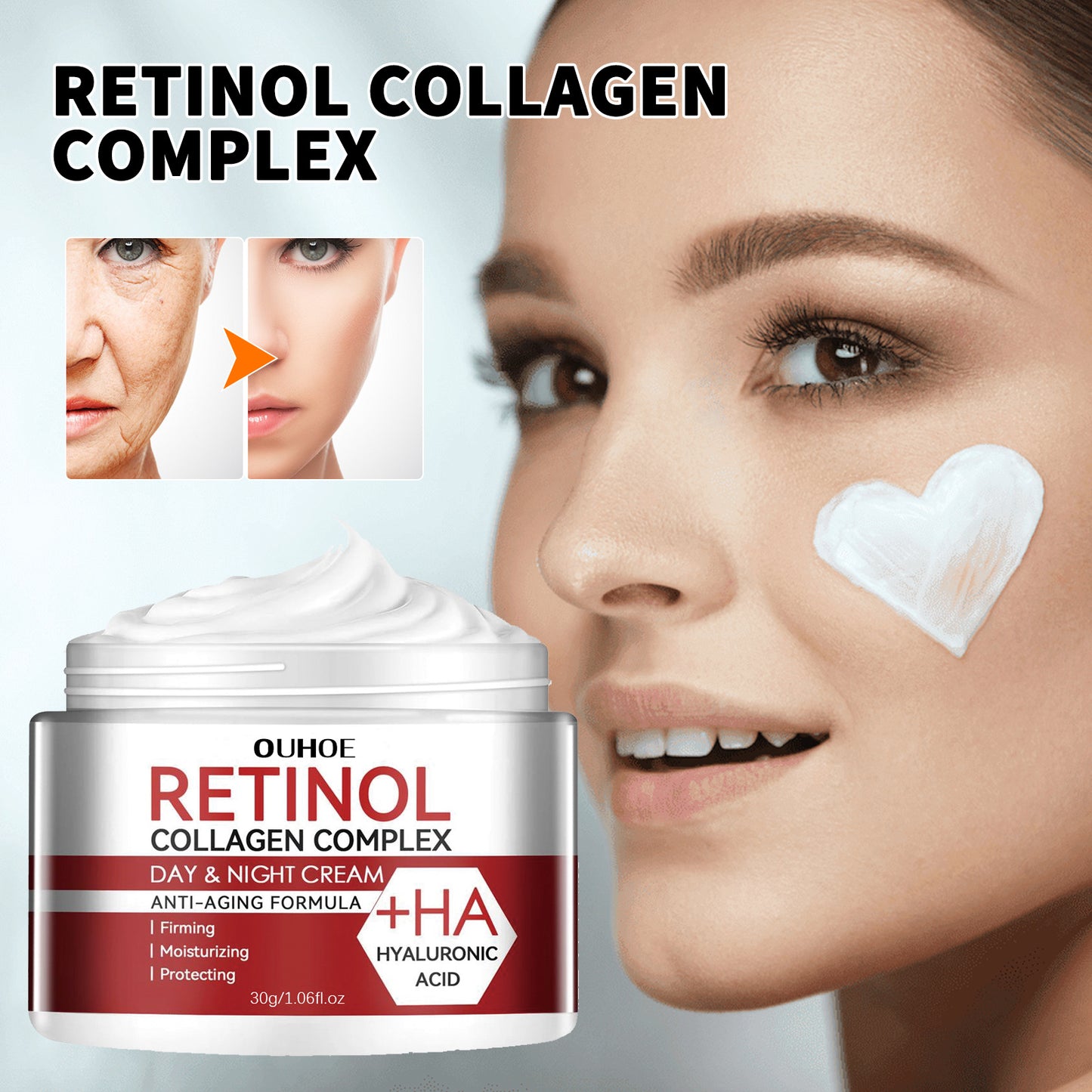 Retinol Feuchtigkeitscreme – Pflegt & glättet die Haut