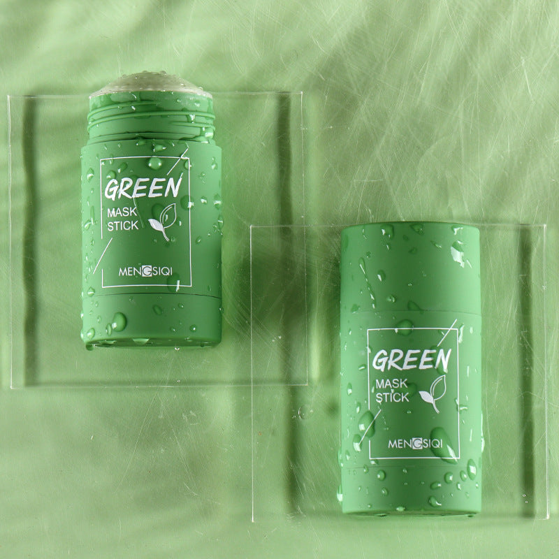 Gesichtsmaske gegen Mitesser – Aubergine & Grüner Tee, kühlend & tiefenreinigend