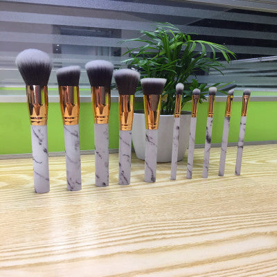 10-teiliges Marmorpinselset