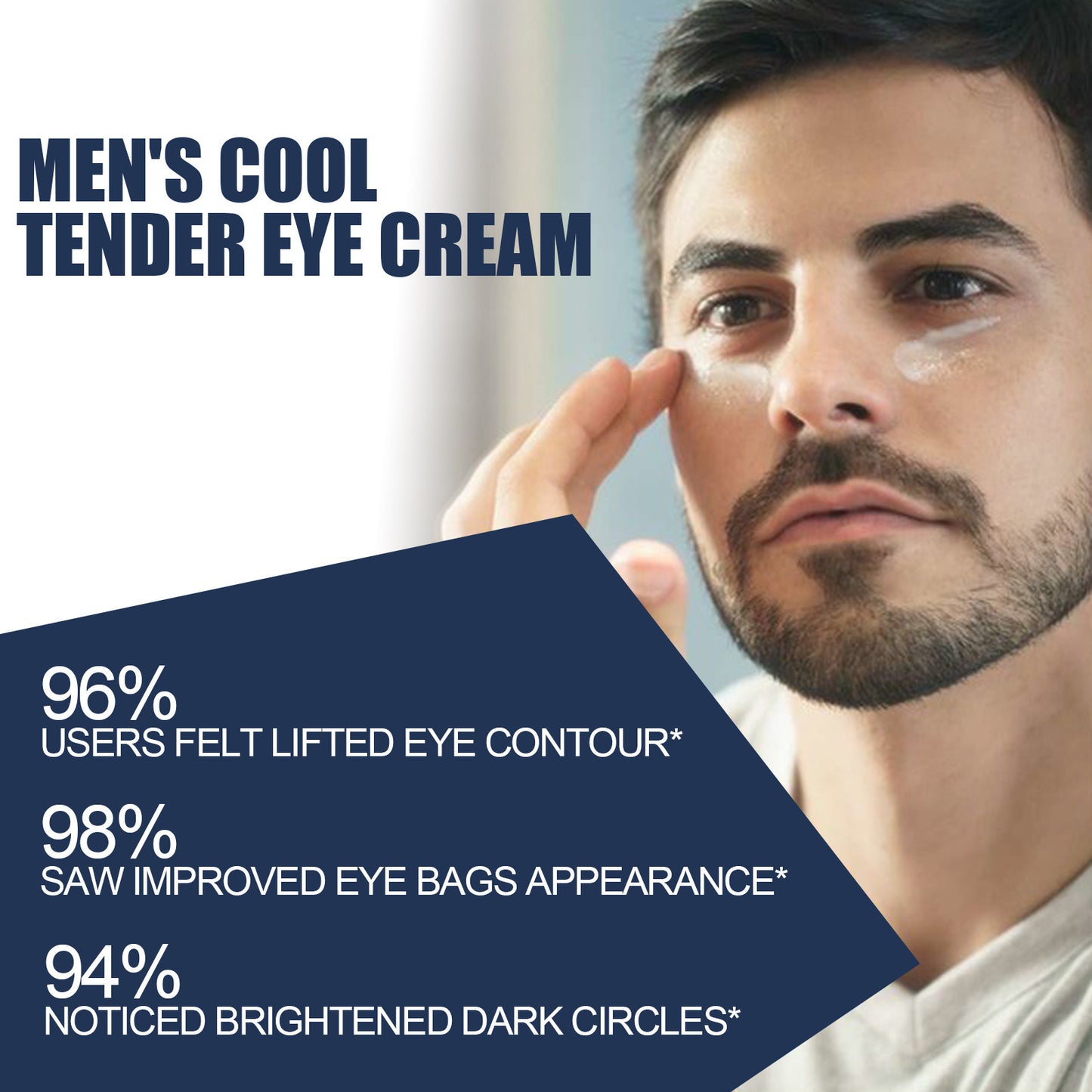 Männer Augencreme Anti-Aging – Reduziert Falten & Schwellungen, pflegt empfindliche Haut