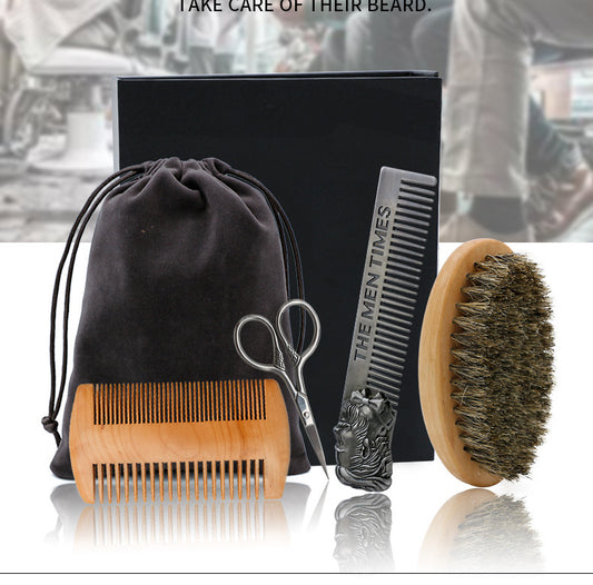 Bartpflege Set für Männer – Bartöl, Balm, Kamm & Styling für Bartwachstum und Pflege