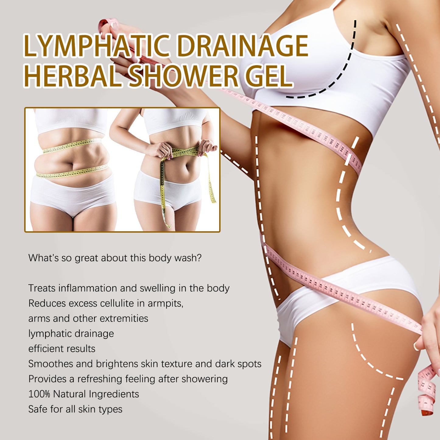 Ingwer Körper Wash – Straffend, Lymphfluss aktivierend & pflegend für Haut & Figur