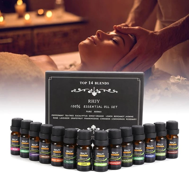 Essential Oils & Diffuser Set – Entspannung & Aroma