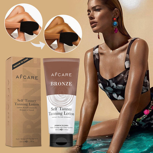 Tanning Lotion – Bräunung, Body-Building Effekte & Bronzer, Hautpflege & Glow