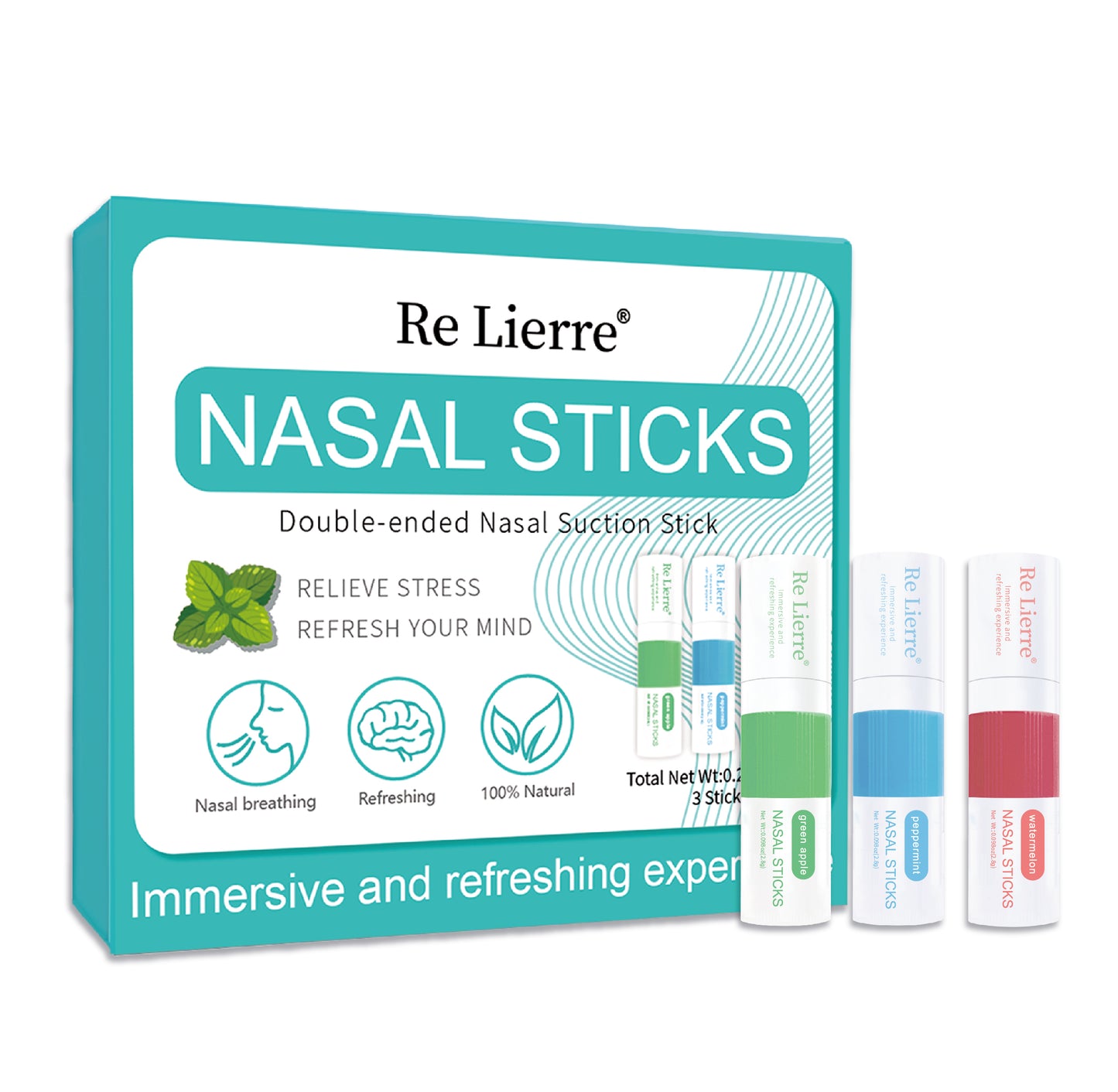 Nasal Sticks – Double-End Nasensticks für freie Atmung